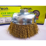 [ UNION ] CUP BRUSH WITH NUT 3" (75mm) (CC-31)