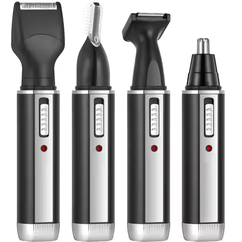 Original Kemei Rechargeable 4in1 Micro Hair Trimmer For Men Electric Shaver Beard Trimer Nose Ear Ey