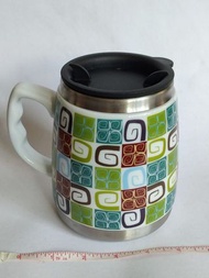 大號不銹鋼內膽陶瓷保溫杯