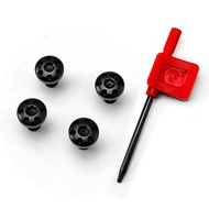 [FGH]4pcs 416 Stainless Steel 1911 Heavy Duty Handle Grips Screws With T8 for Torx Key