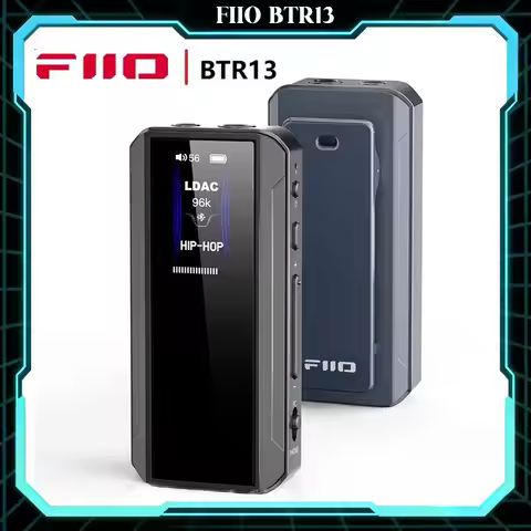 FiiO BTR13 Headphone Amp LDAC AptX HD Lossless Receiver Hi-Res Audio 4.4mm Balanced Out with Screen 