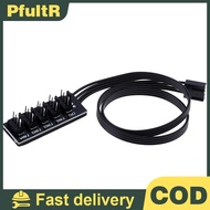 PfultR 40cm 1 To 5 4-Pin molex TX4 PWM CPU cooling fan splitter adapter power cable