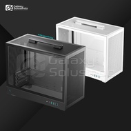 DeepCool CH160 PLUS Tempered Glass Portable M-ATX Case - Black White/ - MG