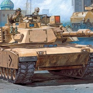 Academy Hobby Model Kit – 1/35 M1A1 Abrams [Iraq 2003] – U.S. Army & Marine Tank with Optional Build
