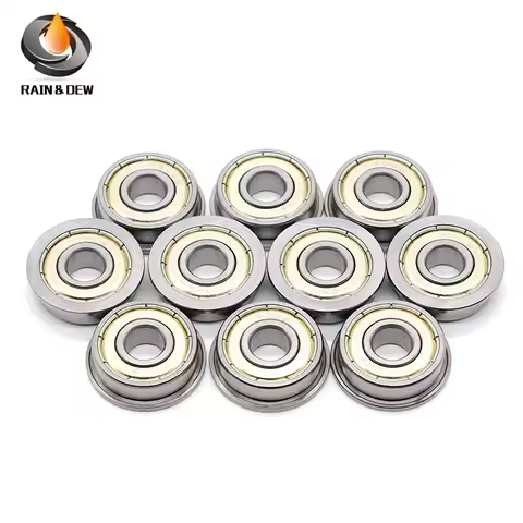 10PCS Flange Bearing ABEC-7 MF52ZZ 2X5X2.5 MF74ZZ 4X7X2.5 MF126ZZ 6X12X4 MF148ZZ 8X14X4 F683ZZ 3X7X3