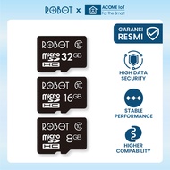 ROBOT Memory Card Kartu Memori HP Micro SD Card 8GB 16GB 32GB Class 10