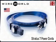 『盛昱音響』美國 WIREWORLD STRATUS 7 Power Cord 電源線【1米】其他長度可洽詢? 公司貨