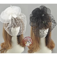 Gothic loli bridal hat wedding accessories