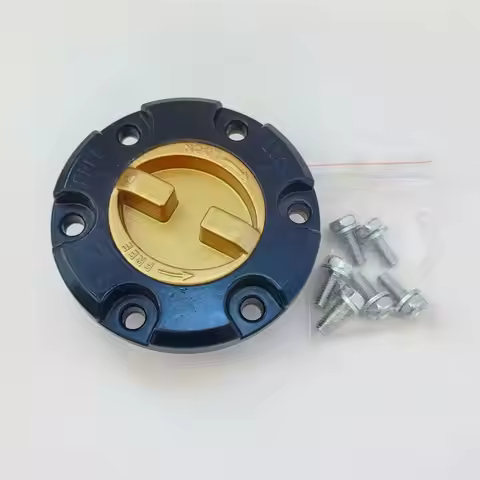 For Toyota Land Cruiser KZJ77 KZJ73 KZJ71 KZJ70 HZJ81 HZJ80 Front Free Wheel Hub Cap Yellow 43509-60