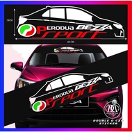 [Ready Stock]Perodua Bezza 2nd windscreen sticker KI00460
