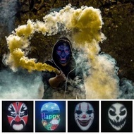 Led Luminous Mask Children Face-Changing Cyberpunk Face Mask Screen Helmet Mobile Phone Gesture wifi Halloween Props