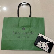 全新）Kate spade x 101忠狗卡夾