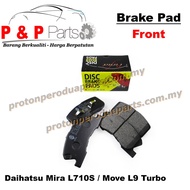 Front Brake Pad - Kancil Daihatsu Mira L7 / Move L9 Turbo