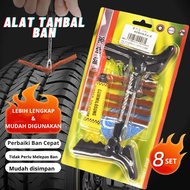 [toko snack jkt] Alat Tambal Ban Tubles Motor Sepeda Ban Bocor Plastik Termurah