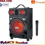 [ ZECYL CODE] Promo GMC 897Q/897P Portable Speaker/Ampli Meeting BLUETOOTH - 6.5 inch festive