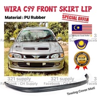 WIRA C99 SATRIA PUTRA FRONT SKIRT SKIRTING FRT SKIRT LIP (TOWING CAP MATI) PU RUBBER Getah PLASTIK