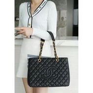 CHANEL Classic gst Mommy Bag Non-Professional Shooting Real Object More Beautiful Spherical Grain Co