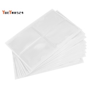 36Pcs Self-Adhesive Label Card Holder Index Pockets Holder 6X8.5cm Clear Plastic Card Holder Adhesiv