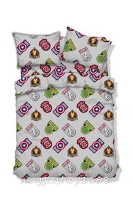 3尺/4尺/5尺限時優惠*全新正品Marvel復仇者聯盟Q版英雄iron man 1388針床品套裝被袋床單床笠枕袋四件套 🌟