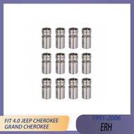 AMC 12pcs Engine Part Valve Lifter Tappet Kit Fit 91-06 4.0 L 12V ERH GAS OHV For JEEP CHEROKEE GRAN