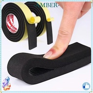 AMBER Rubber Seal Strip, Strong adhesive EVA Foam Sponge Tape, Single-sided 10M Waterproof Tape