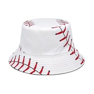 2024 New Baseball Print Hat Men’s Fashion Sun-proof Bucket Hat Spring/Summer Unisex Fisherman Hat Wo