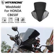 MTKRACING Windshield For HONDA CB650F 2014-2017 cb 650f Motorcycle Accessories Screen Windshield Fai