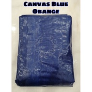 Blue Orange Canvas / Kanvas Biru Oren / Kanopi Khemah Ramadan