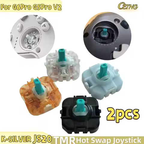 2PCS TMR FOR Mechanic Hall Hot Swap Joystick JS20 Multiple Tactile Options Compatible G6Pro G5Pro V2