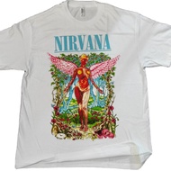 【New】 เสื้อยืดวง NIRVANA inutero นางฟ้าลายนี้หายากมีน้อย  ลิขสิทธิ์แท้