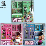 Children's Toys HAPPY KITCHEN Fridge And Glass Fridge