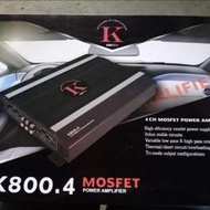 🧬現貨🔮正King tech K800.4 四聲道擴大機 AB類800W 外場