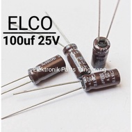 (1 Piece) ELCO CAPACITOR 100UF 25V ELCO CAPACITOR 100UF 25V CAPACITOR 100UF 25V CAPACITOR 100UF 25V 