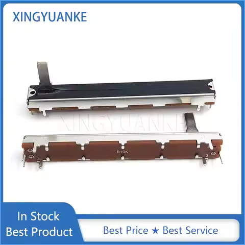 5PCS SC6021N Single Channel Mixer Fader B10K B103 75MM Straight Slide Potentiometer Travel 60mm Hand