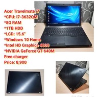 Acer Travelmate i7*CPU: i7-3632QM
