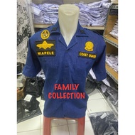 COAST GUARD BLUE JEANS UNIFORM 1.Embossed Embroidery Set