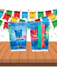 2 Mantel Plástico Biodegradable Personaje Kit de Fiesta de  Heroes En Pijamas PJMASKS  Favorito  2pz Artículos Decoración Tablon Rectangular