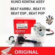 PROMO KUNCI KONTAK ASSY KEY SET JOK MOTOR HONDA BEAT FI TAHUN 2012 2013 2014 2015 2016 K25 ORIGINAL