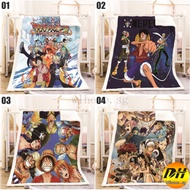 ONE PIECE blanket cartoon throw blanket double-sided warm flannel cashmere customize all sizes