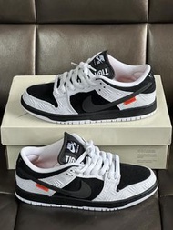 #Nike/耐克 #香港潮牌聯名 #TIGHTBOOTH x Nike Dunk SB Low 黑白後置氣墊板鞋 男女同款 全新頂級皮革耐磨低幫鞋 36-40碼