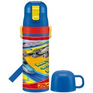 Skater Kids 2WAY Stainless Steel Water Bottle with Cup Plarail 20 430ml SKDC4