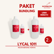 Paket Bundling - 1011 1kg x 2 set - Resin Lycal Bening Keras