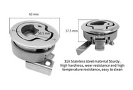 ฮาร์ดแวร์ทางทะเลสแตนเลสเปลี่ยนล็อค Locker Hatch Latch พร้อมกุญแจสําหรับเรือยอชท์เรือ