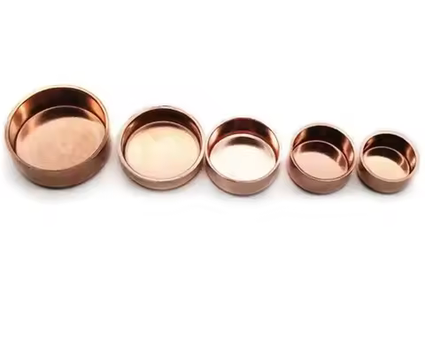 1/4" 3/8" 1/2" 10-54mm End Cap Copper Stop End Feed Pipe Fitting Refrigeration Gas Water Oil