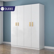 DUDEE ตู้เสื้อผ้าไม้มินิมอล ดีไซน์เรียบหรูทันสมัย ตู้สีขาว/60*40*180cm One
