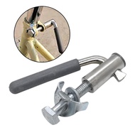 [mcfsnzwtxz1bw] Quick Release Bike Seat Post Clamp Durable Metal Adjustable Saddle Tube Collar for F