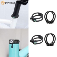 [Perfeclan] Bike Seatpost Clamp Lightweight Practical Seat Adapter for Riding Bicycling Biking Mountain Road Bikes Folding Bikes