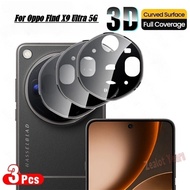 Camera Protector For Oppo Find X9 Ultra 5G Find X9Ultra Black 3D Lens Tempered Glass Cover Camera Pr