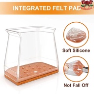 MALCOLM1 Chair Feet Cover, Square Non-Slip Chair Leg Cover, Universal Thickened Reduce Noise Floor P