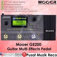 Mooer GE200 Amp Modelling & Guitar Multi Effects Pedal (GE-200 / GE 200) Pedal Gitar Elektrik
